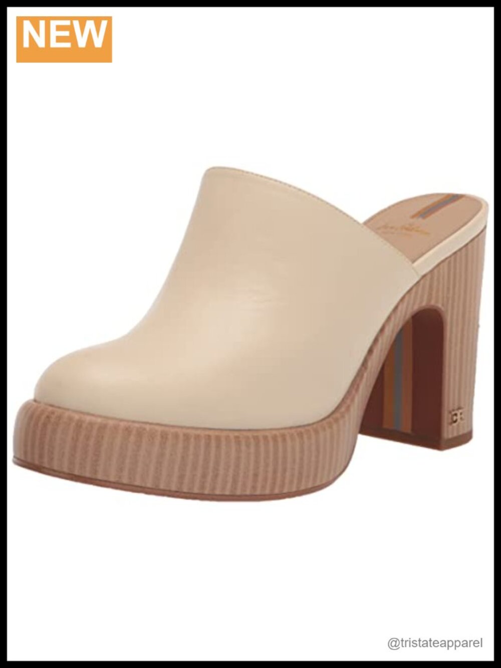 Sam Edelman Shiloh Women's Mule Block Heel Synthetic Leather Party Shoe